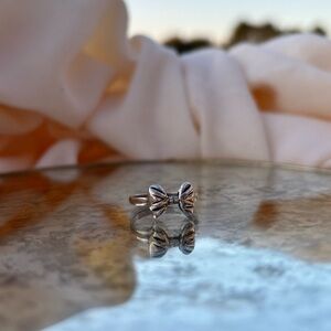 Silver Bow Ring